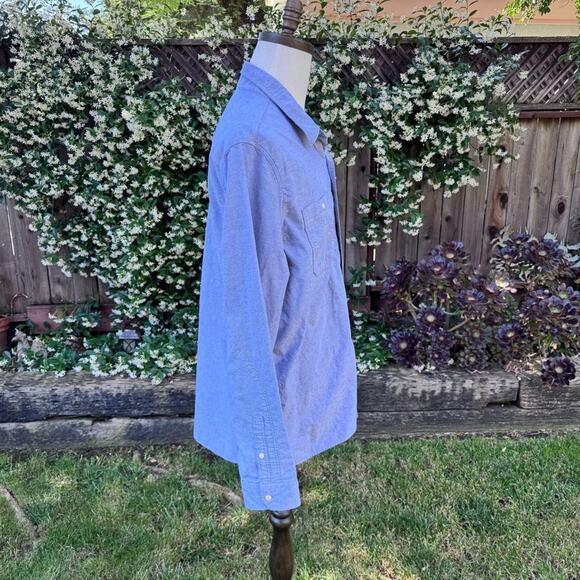 Levi's 50th Super Bowl Button Down Blue Shirt Men's Size XXXL - Picture 4 of 12